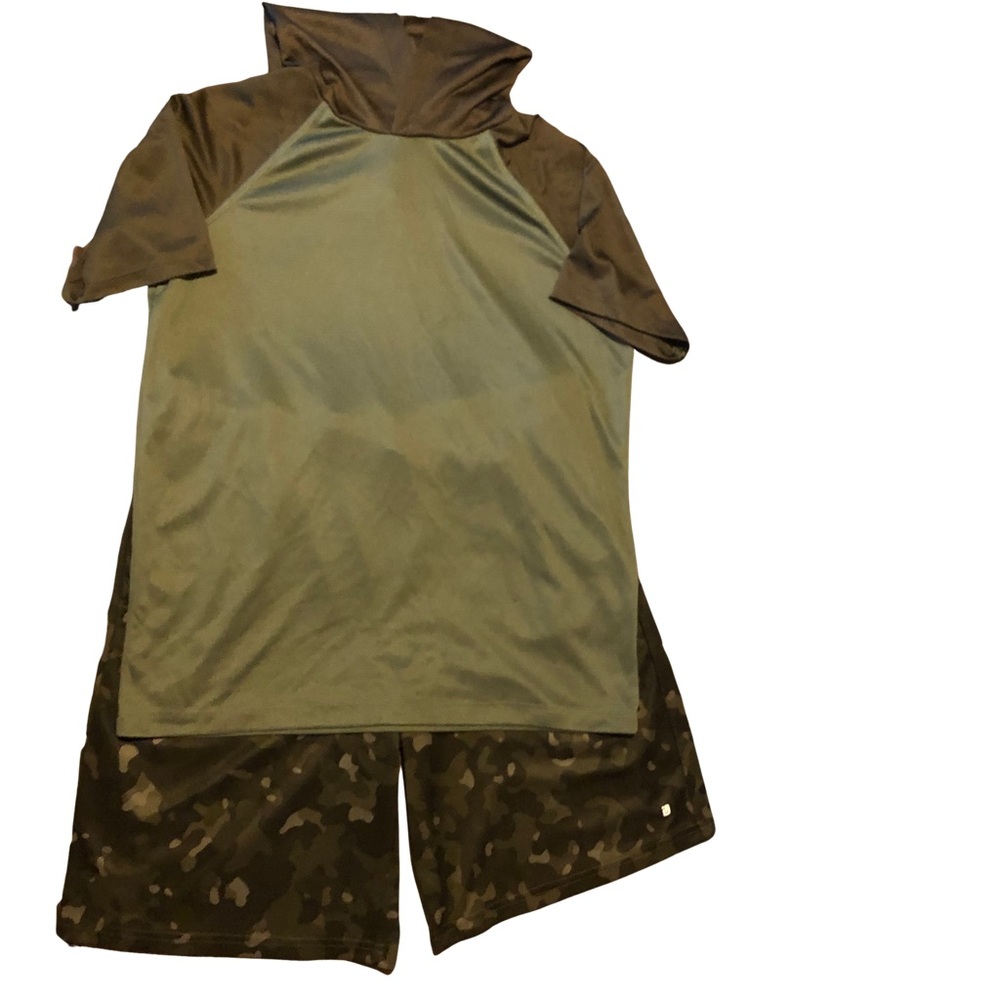 Ideology Green Camo Athletic Set